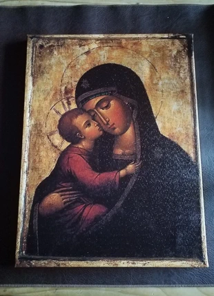 Tableau + statuette main qui prie, condition: New without tags, €15.00, €16.45 includes Buyer Protection