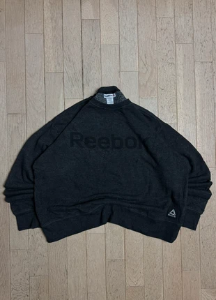 Sweat crewneck / col rond Reebok taille M/ L gris foncé femme, brand: Reebok, condition: Very good, size: L / 40 / 12, €12.00, €13.30 includes Buyer Protection
