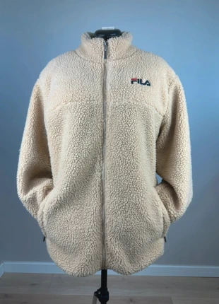 Veste polaire Fila beige effet mouton – Taille L, brand: FILA, condition: Very good, size: L, €40.00, €42.70 includes Buyer Protection