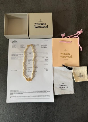 Collier Westwood à perle en or, brand: Vivienne Westwood, condizioni: Ottime, €44.99, €47.94 include la Protezione acquisti