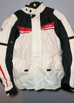 Blouson Veste Moto Homme - Textile Aquatex - Imperméable avec Armure jaune, blanc/rouge, brand: Amazon, condition: New without tags, size: M, €59.00, €62.65 includes Buyer Protection