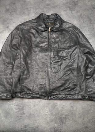 Marc New York 100% black leather jacket with full zip and boxy fit - size XL, brand: Marc New York by Andrew Marc, condition: Very good, size: XL, €44.90, €47.85 includes Buyer Protection