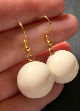 Ravissante paire de boucles d’oreilles en vermeil poinçonné et Bakélite, marque: Vintage, état: Très bon état, 9,00 €, 10,15 € Protection acheteurs incluse