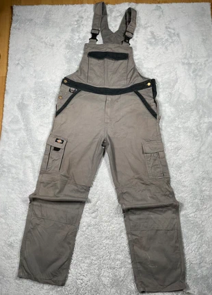 Salopette Dickies grise et noire Workwear Vintage | Taille : FR 46R, marque: Dickies, état: Très bon état, taille: W36 | FR 46, 48,90 €, 52,05 € Protection acheteurs incluse