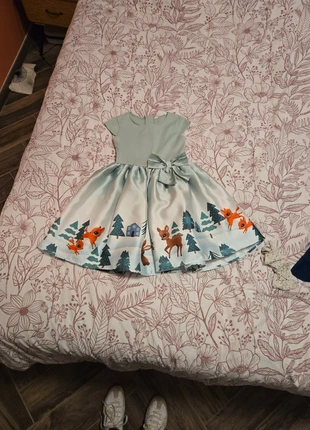Robe noel, marque: H&M, état: Très bon état, taille: 6 ans / 116 cm, 6,00 €, 7,00 € Protection acheteurs incluse