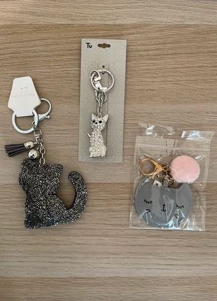 3 cat keyring bundle, condition: New with tags, £5.00, £5.95 includes Buyer Protection