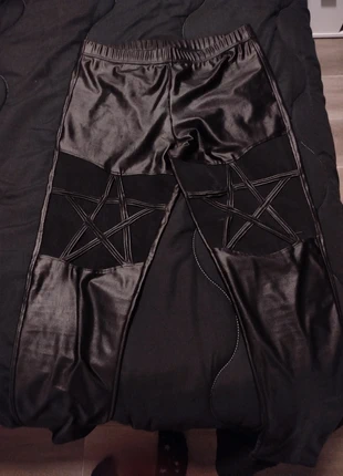 Mallas góticas imitación cuero, état: Très bon état, taille: M / 38 / 10, 8,00 €, 9,10 € Protection acheteurs incluse