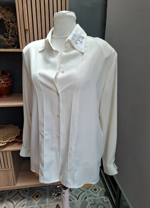 🪷Chemisier Vintage des Années 80, brand: Vintage Dressing, condition: New without tags, size: M / 38 / 10, €29.00, €31.15 includes Buyer Protection