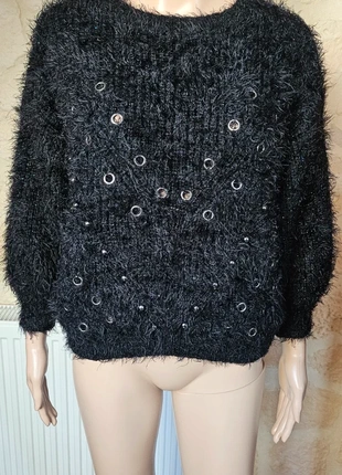 Gros pull hivers noir a poils taille unique, condizioni: Ottime, taglia: Taglia unica, €15.00, €16.45 include la Protezione acquisti