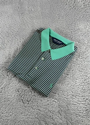 Ralph Lauren Polo Rayé M Classique Coton Pima Drapeau Manche Logo Brodé / Striped Polo Shirt 00330, marque: Ralph Lauren, état: Bon état, taille: M, 9,00 €, 10,15 € Protection acheteurs (Pro) incluse