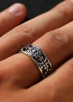 Bague réglable y2k médiévale, condition: Very good, size: Adjustable, €15.00, €16.45 includes Buyer Protection