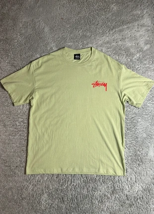 Stüssy – T-Shirt – M – Guter Zustand – Hellgrün/Red Logo, marque: Stüssy, état: Bon état, taille: M, 25,00 €, 26,95 € Protection acheteurs incluse