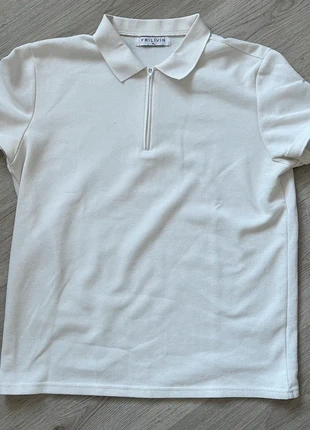 polo met rits, merk: Frilivin, staat: Heel goed, maat: XL, € 5,00, € 5,95 inclusief Kopersbescherming