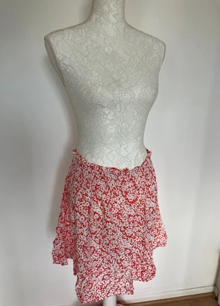 Jupe Naf Naf Femme (Écru à Fleurs Rouges, M/38, Neuve avec Étiquette), brand: Naf Naf, condition: New with tags, size: M / 38 / 10, €6.50, €7.53 includes Buyer Protection Pro