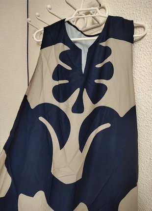 Vestido largo azul marino sin mangas y color beige tirando a gris perla, état: Neuf sans étiquette, taille: XXL / 44 / 16, 3,00 €, 3,85 € Protection acheteurs incluse