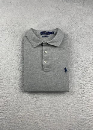 Polo à manche courte - Polo Ralph Lauren - Couleur Gris logo brodé Bleu Marine - Taille M Homme, marca: Polo Ralph Lauren, estado: Muito bom, tamanho: M, €24.90, €26.85 inclui Proteção do Comprador