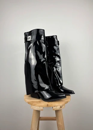 Bottes Style Santiags Vintage 90's / Stivali Hautes Noires - Femme - Taille 36, marke: Santiags, zustand: Sehr gut, größe: 36, 40,00 €, 42,70 € inklusive Vinted-Käuferschutz