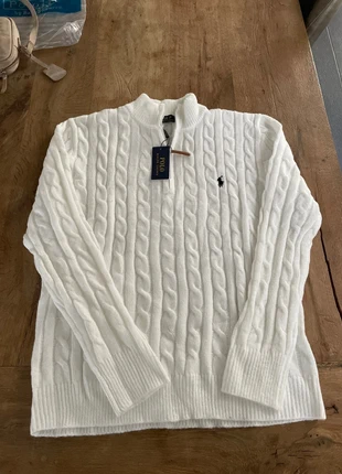 Polo Ralph Lauren Cable Knit Trui – Wit maat (M), brand: Ralph Lauren, condizioni: Nuovo con cartellino, taglia: M, €49.95, €53.15 include la Protezione acquisti