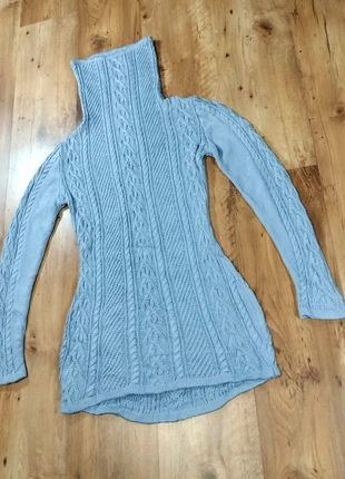 Pull long torsadé bleu clair/lila femme taille S, brand: Vintage Dressing, condition: Very good, size: S / 36 / 8, €12.00, €13.30 includes Buyer Protection