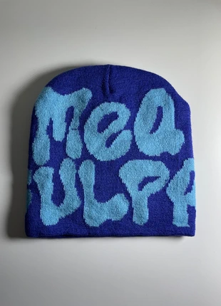 Bonnet À Motif Vintage Y2K Mea Culpa "C’est ma faute" Bleu, marque: vintage Y2K, état: Neuf sans étiquette, taille: Taille unique, 9,90 €, 11,10 € Protection acheteurs incluse