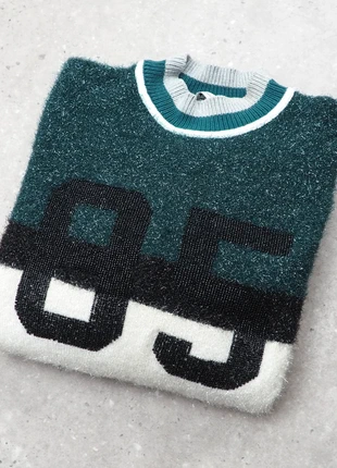 Pull hiver femme Tommy Hilfiger vert et blanc logo brodé - Taille XS, brand: Tommy Hilfiger, condition: Very good, size: XS / 34 / 6, €22.00, €23.80 includes Buyer Protection Pro