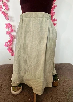 Jupe femme vert clair fluide Taille 4 Coupe ample & poches, condizioni: Ottime, taglia: XL / IT 46 / EU 42, €5.00, €5.95 include la Protezione acquisti