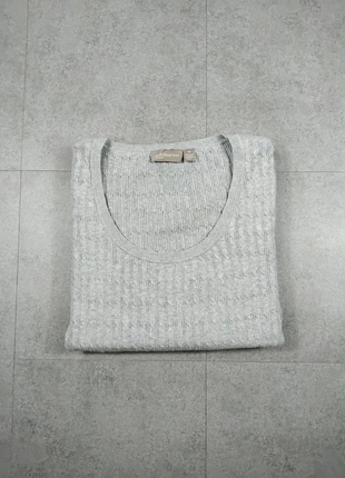 Pull - Gris - Coton - Col rond - Torsadé - Courte manche - Taille XL - 25, marca: Vintage Dressing, estado: Muy bueno, tamaño: XL / 42 / 14, 15,00 €, 16,45 € Protección al comprador incluida