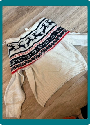 Pull Noël, marque: H&M, état: Très bon état, taille: M / 38 / 10, 15,00 €, 16,45 € Protection acheteurs incluse