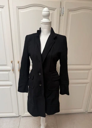 Long manteau noir cintré, brand: je ne sais pas, condizioni: Ottime, taglia: M / IT 42 / EU 38, €12.00, €13.30 include la Protezione acquisti