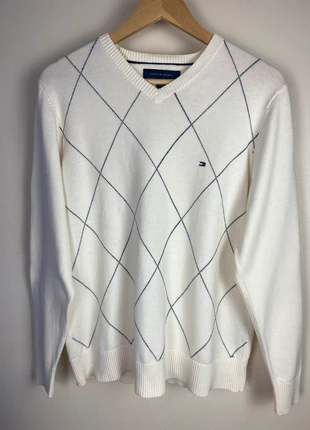 Pull Tommy Hilfiger écru – Taille S – 100% coton, marca: Tommy Hilfiger, estado: Muy bueno, tamaño: S, 29,00 €, 31,15 € Protección al comprador incluida