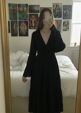 Robe Longue Noire Fluide – Élégante / Classy / Soirée / Minimaliste, marque: Lunevia, état: Très bon état, taille: M / 38 / 10, 69,90 €, 74,10 € Protection acheteurs (Pro) incluse