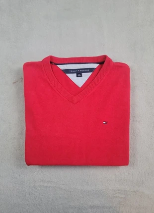 Pull Col Rond Tommy Hilfiger Taille S Rouge Homme en Coton Très Bon État #212, marque: Tommy Hilfiger, état: Très bon état, taille: S, 17,99 €, 19,59 € Protection acheteurs (Pro) incluse