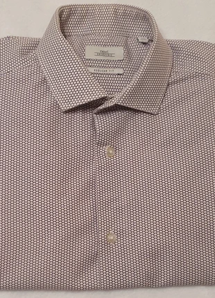 Next Shirting Mens Burgundy/White Pattern Regular Fit Long sleeve Shirt. Size 14.5/37cm., brand: Next, condition: Very good, size: 14.5 in | 37 cm, £3.50, £4.38 includes Buyer Protection