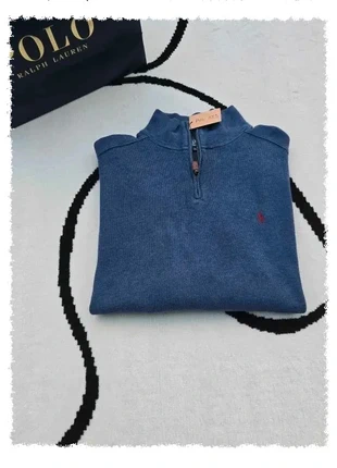 Pull 1/4 zip half zip camionneur Ralph Lauren brodé Taille XXL bleu Homme Men PULL159, merk: Ralph Lauren, staat: Heel goed, maat: XXL, € 59,99, € 63,69 inclusief Kopersbescherming Pro