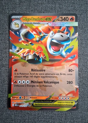 Mega Camerupt ex 022/132, brand: Pokémon, condizioni: Nuovo senza cartellino, €2.00, €2.80 include la Protezione acquisti