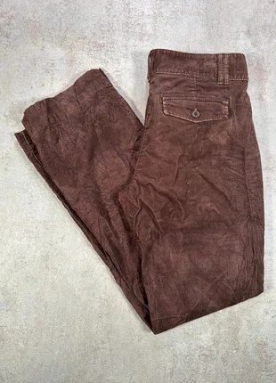 Pantalon Vintage En Velours Côtelé / Corduroy Ann Taylor marron structuré taille 2P, marca: Vintage Dressing, estado: Muito bom, tamanho: M / 38 / 10, €14.00, €15.40 inclui Proteção do Comprador Pro