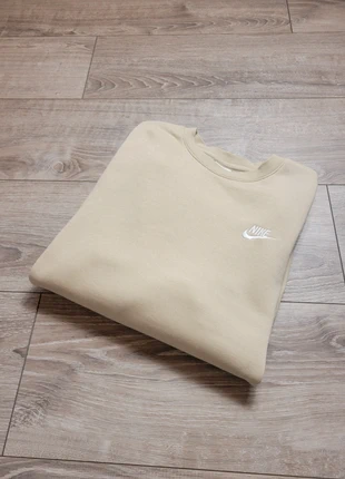 pull / sweat sans capuche nike club beige logo blanc brodé taille S homme - SKU 536, brand: Nike, condizioni: Nuovo senza cartellino, taglia: S, €32.99, €35.34 include la Protezione acquisti Pro