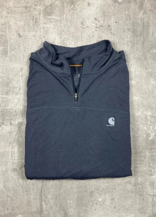 T-shirt de sport 1/4 Zip Carhartt Gris, brand: Carhartt, condition: Good, size: XL, €14.99, €16.44 includes Buyer Protection Pro