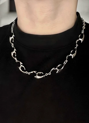 Collana chrome deforme goth cyber in acciaio inossidabile, marque: CHROME, état: Très bon état, 12,90 €, 14,25 € Protection acheteurs incluse