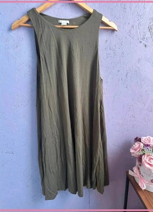 Robe d'été style décontracté kaki avec poches, brand: H&M, condition: Very good, size: M / 38 / 10, €4.00, €4.90 includes Buyer Protection Pro