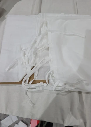 White tie top voile 140cm wide x 229cm drop, brand: Habitat, condition: New with tags, size: 200 cm - 249 cm, £8.00, £9.10 includes Buyer Protection
