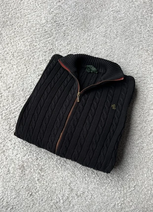 Gilet Ralph Lauren Torsadé Col Haut Noir, marke: Ralph Lauren, zustand: Sehr gut, größe: L / 40 / 12, 45,00 €, 47,95 € beinhaltet Vinted-Käuferschutz Pro