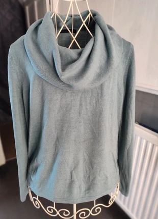 M&S Collection sage green Cowl Neck knitted Jumper size 18, brand: M&S Collection, condition: Very good, size: L / UK 16-18, £5.00, £5.95 includes Buyer Protection