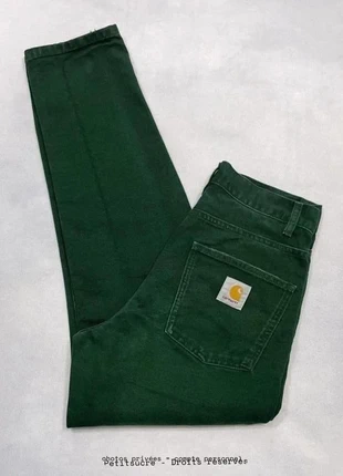 Jean Carhartt wip Vert foncé Loose modèle Newel Pant 100% coton Jean Workwear - S w28 /41B-R, marque: Carhartt, état: Très bon état, taille: M, 49,00 €, 52,15 € Protection acheteurs (Pro) incluse