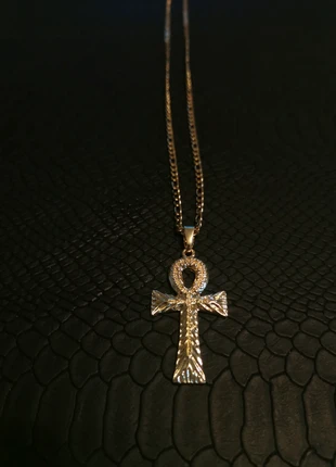 Collier et pendentif spirituel croix égyptienne d ankh doré, marke: Spirituel, zustand: Sehr gut, 8,00 €, 9,10 € beinhaltet Vinted-Käuferschutz Pro