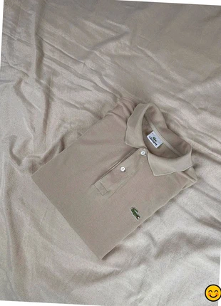 polo lacoste manches courtes pour homme taille M beige, brand: Lacoste, condition: Very good, size: M, €25.00, €26.95 includes Buyer Protection