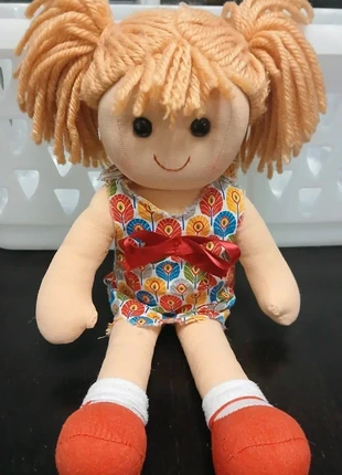 🧸 Poupée de chiffon cheveux laine - Parfait état, brand: Collection, condition: Very good, size: 18-24 months / 86 cm, €2.00, €2.80 includes Buyer Protection