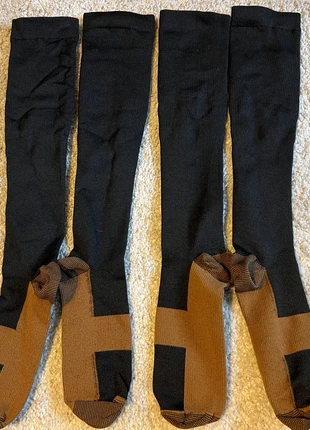 Compressie hardloopsokken maat 42/44, staat: Nieuw met prijskaartje, maat: M | 43–46, € 3,00, € 3,85 inclusief Kopersbescherming