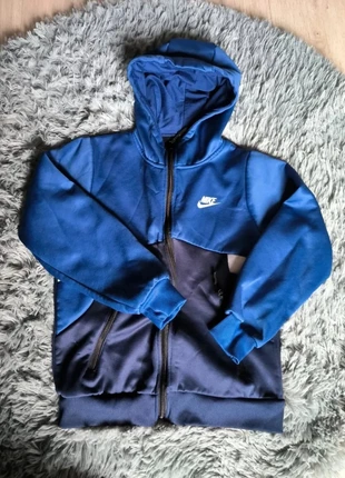 Sweat zippé à capuche Nike bleu bicolore junior – 12 ans, brand: Nike, condition: Very good, size: 12 years / 152 cm, €5.00, €5.95 includes Buyer Protection