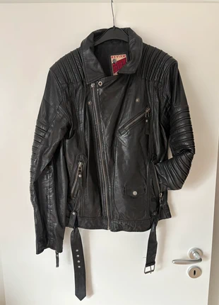 Review Lederjacke Herren Bikerlook schwarz, marque: Review, état: Très bon état, taille: S, 79,00 €, 83,65 € Protection acheteurs incluse